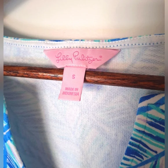 Lilly Pulitzer Harper Let's Mango French Terry Shift Dress Size Small - Picture 2 of 5